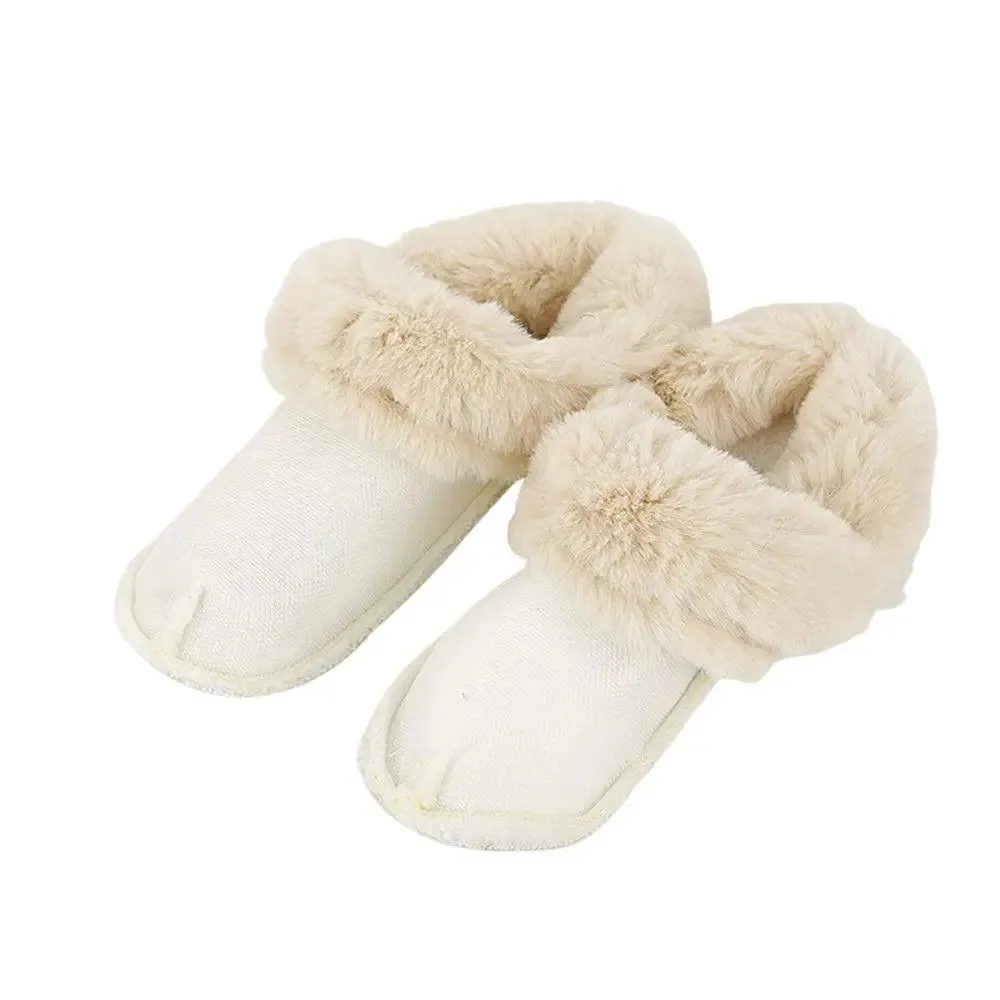 1 Pair of Winter Warm Shoe Covers for Men and Women – Soft, Thickened Plush Lining Replacement Pads for Clogs, Slippers, and Fur-Lined Shoes
