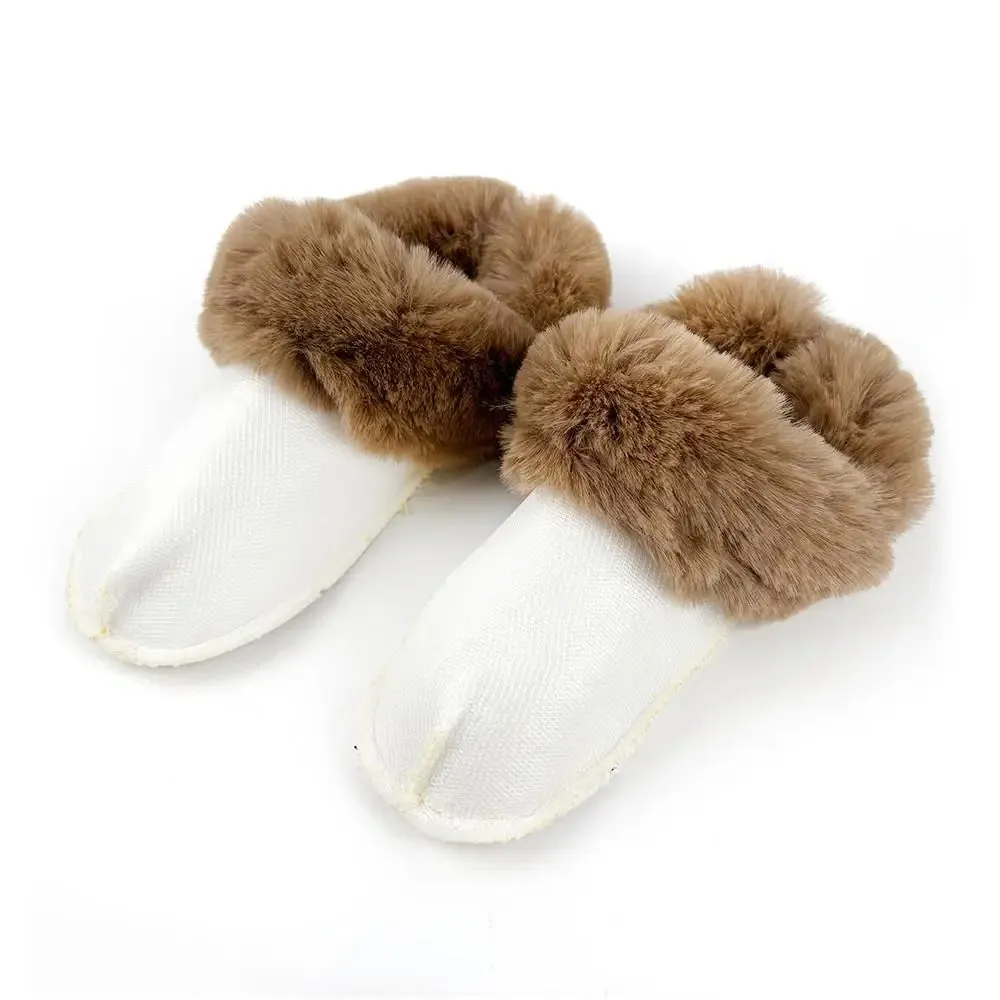 1 Pair of Winter Warm Shoe Covers for Men and Women – Soft, Thickened Plush Lining Replacement Pads for Clogs, Slippers, and Fur-Lined Shoes