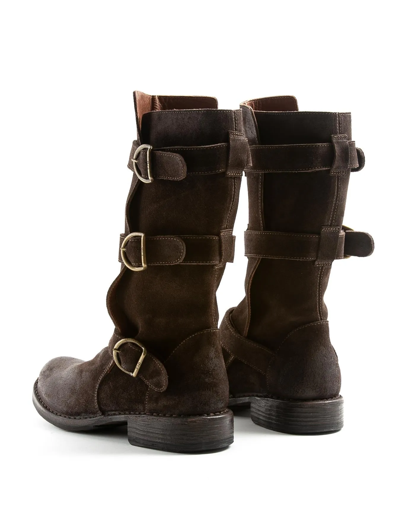 7040 Brown Suede Boots