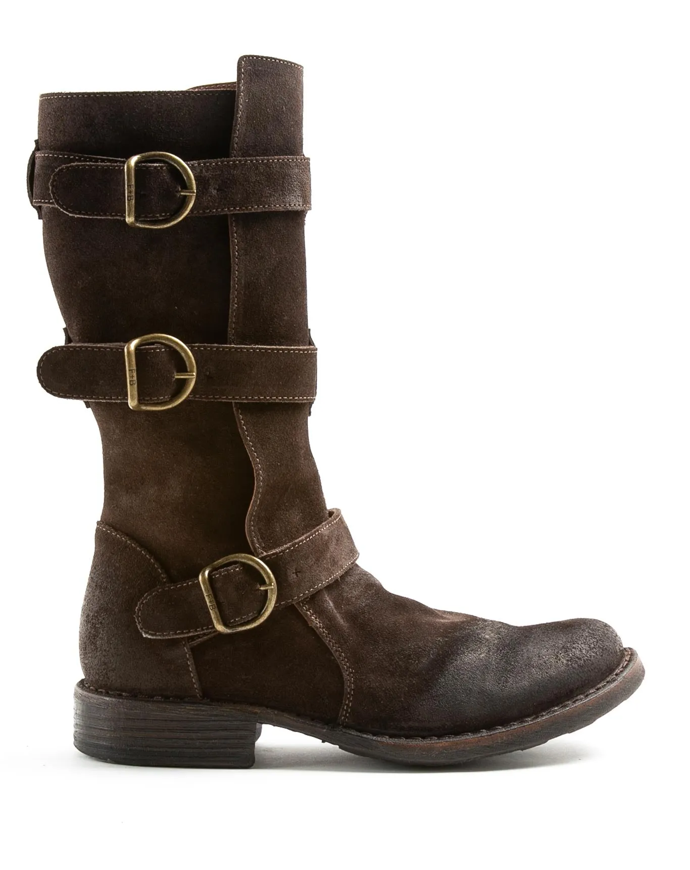 7040 Brown Suede Boots