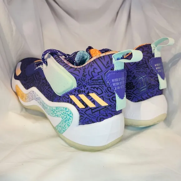 adidas D.O.N. Issue 3 Donovan Mitchell Men Basketball Shoe Sneakers 9 Utah Jazz