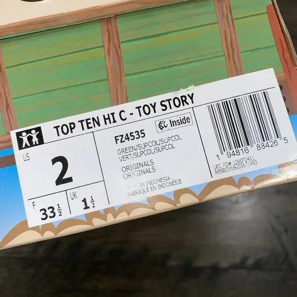 Adidas Top 10 Hi C Toy Story Sneakers