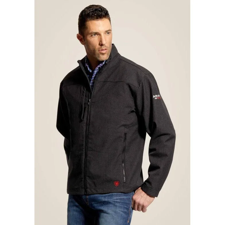 Ariat Men's Flame Resistant Vernon Flame Resist Workwear Jacket Black - 10024027