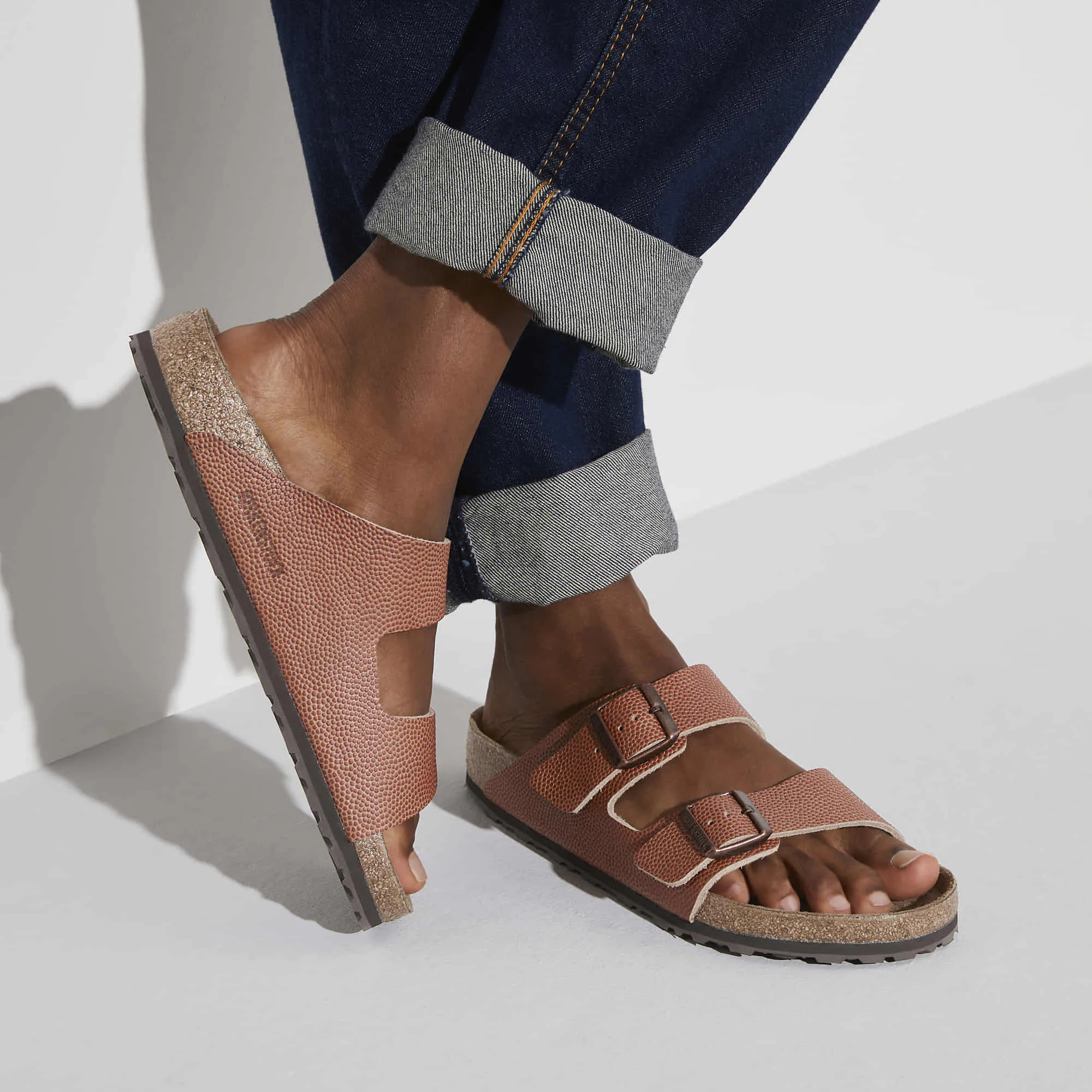 Arizona Embossed Natural Leather