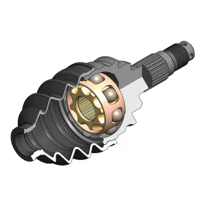 ATV CV/Axle 8 Ball Complete Shaft Polaris