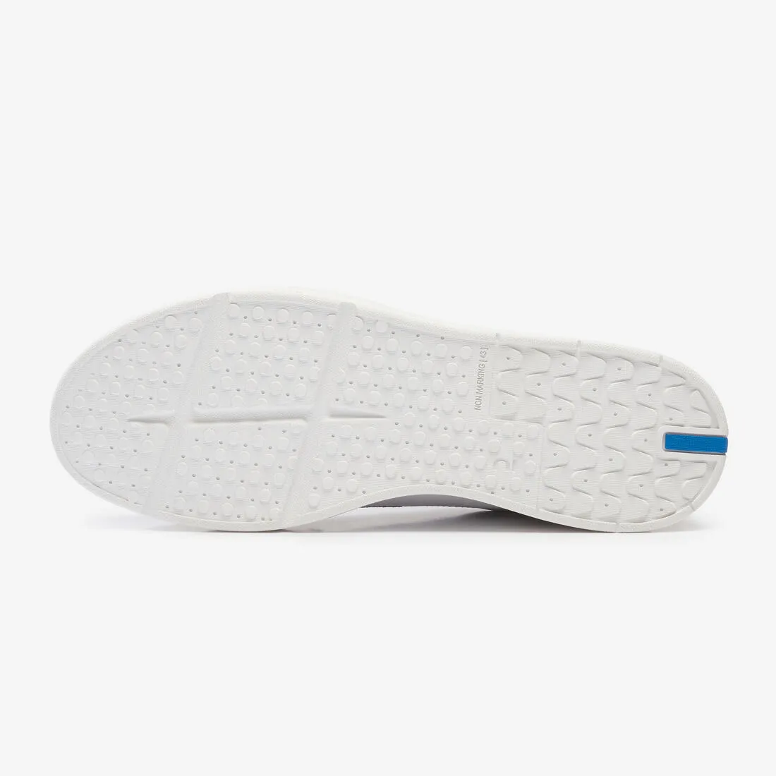 Baskets de marche en cuir homme, Walk Protect blanche