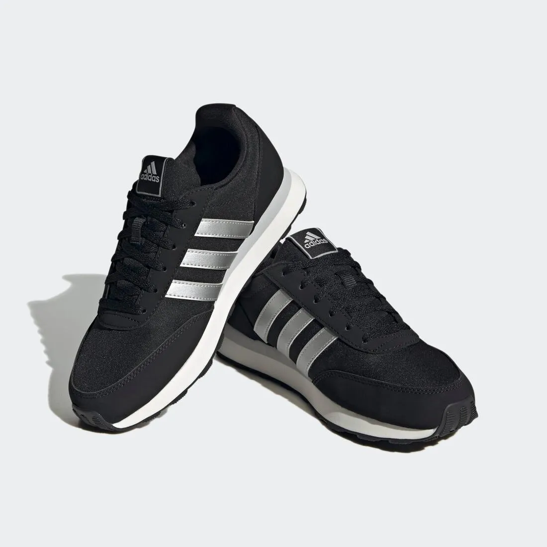 Baskets de marche urbaine femme, Run 60s 3.0 noir
