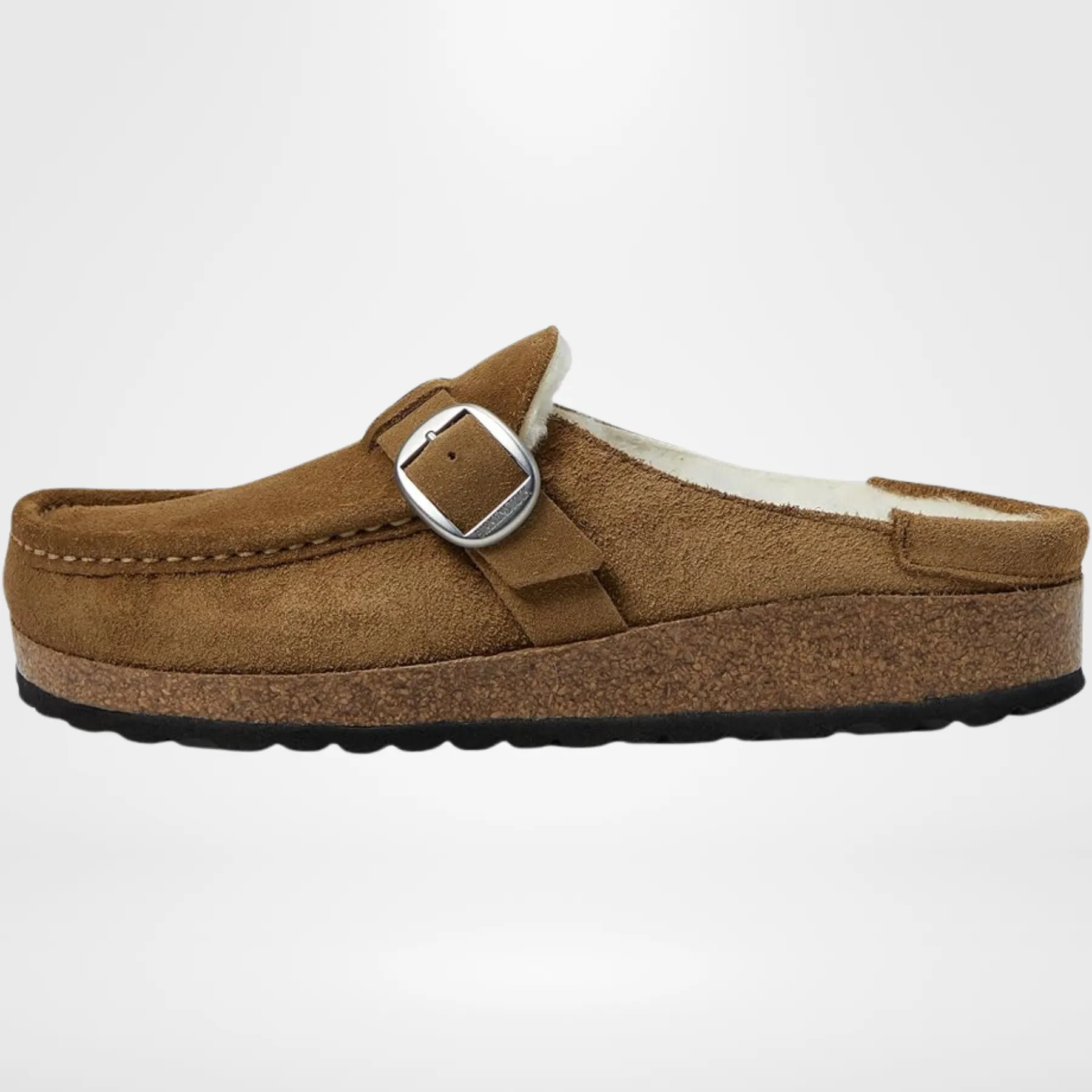 BIRKENSTOCK Buckley Shearling Suede Clog