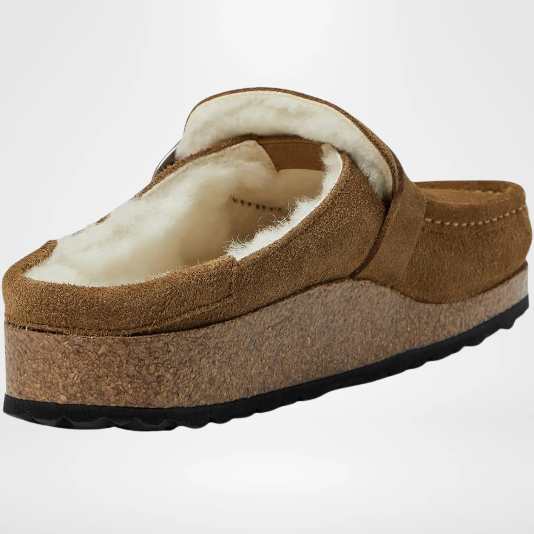 BIRKENSTOCK Buckley Shearling Suede Clog