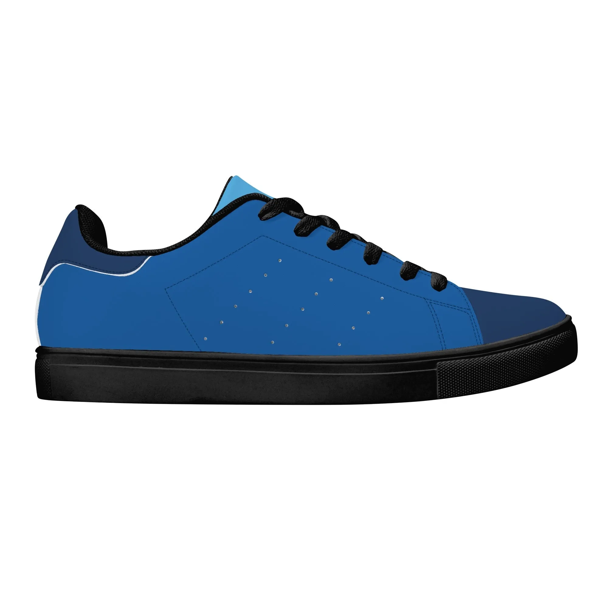 Blue Low Top Shoes