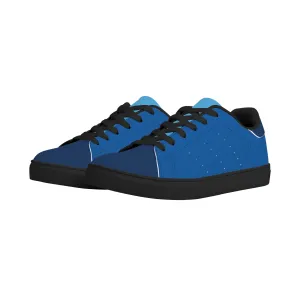 Blue Low Top Shoes