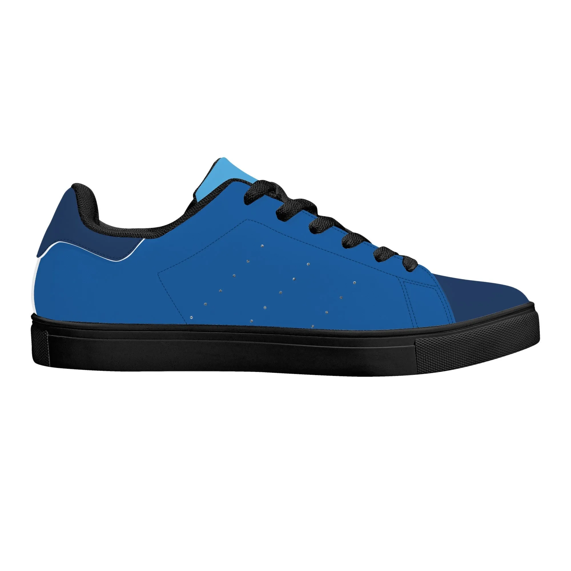 Blue Low Top Shoes