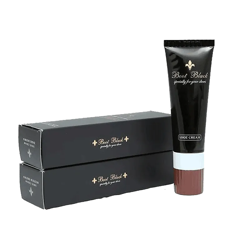 Boot Black Shoe Cream Tube - Dark Brown
