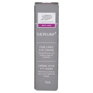 Boots Laboratories Serum 7 Fine Lines Eye Cream 15mL