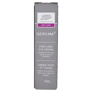 Boots Laboratories Serum 7 Fine Lines Eye Cream 15mL