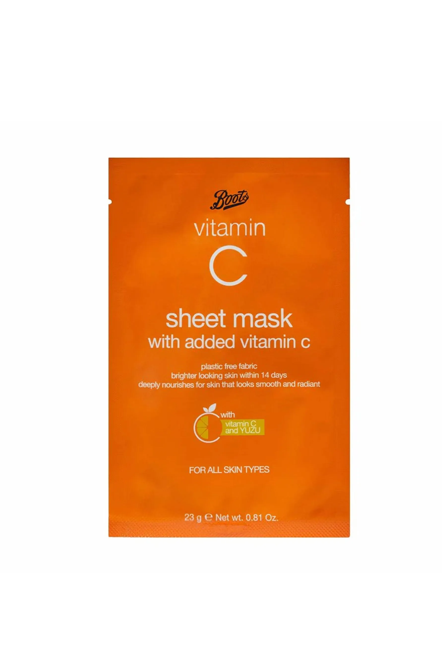 BOOTS Vitamin C Sheet Mask 23g