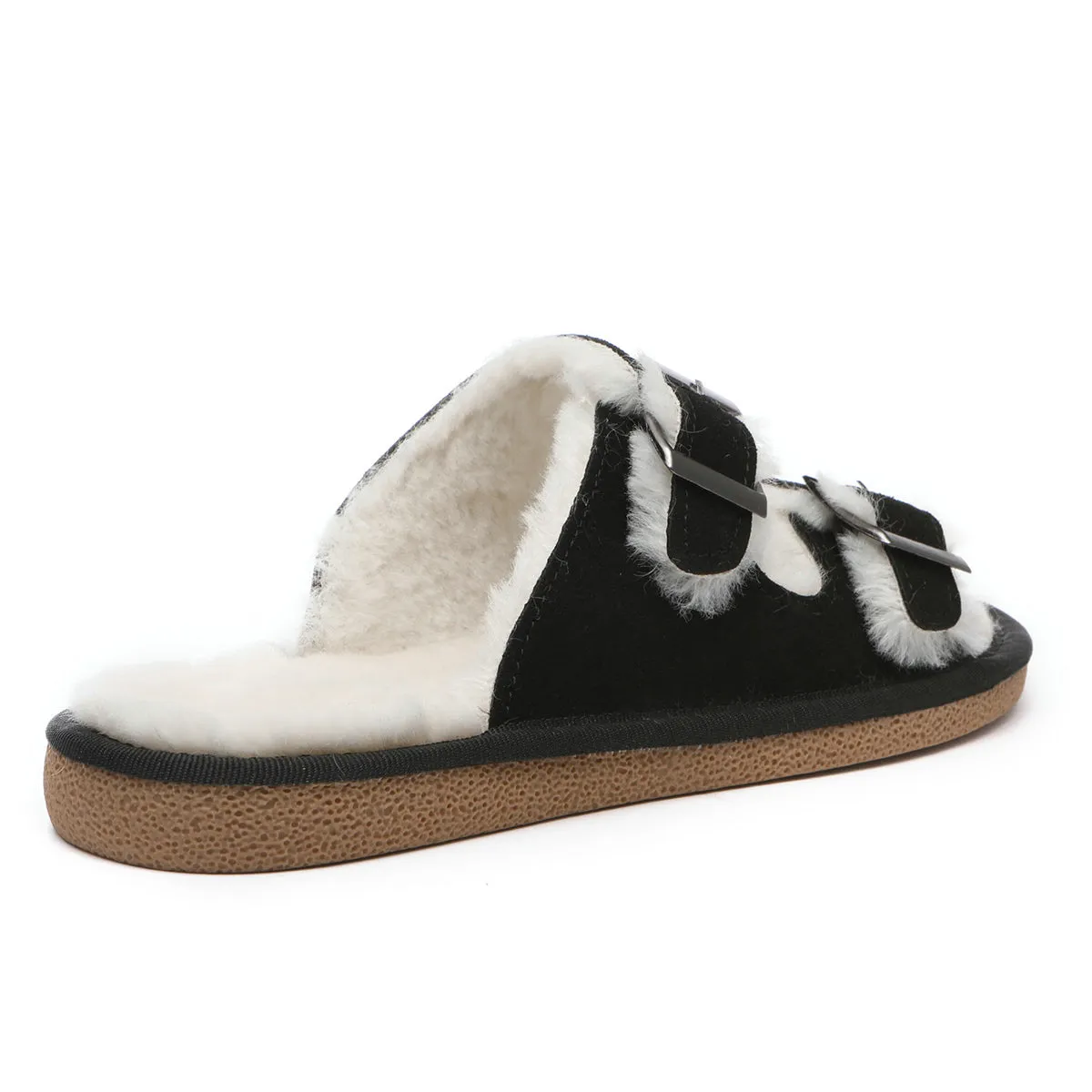 Buckle Slip-on Sandals