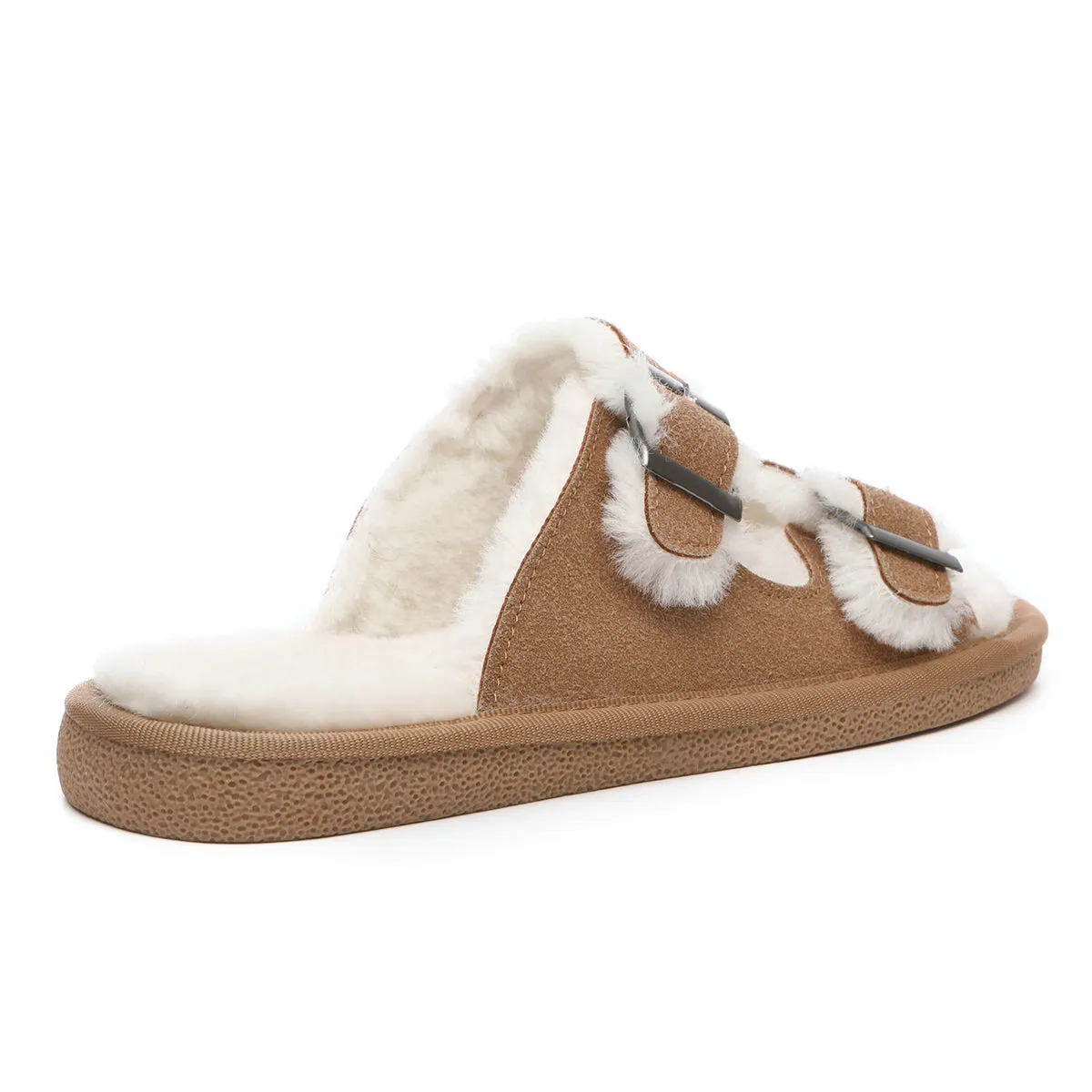 Buckle Slip-on Sandals