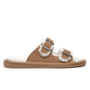 Buckle Slip-on Sandals