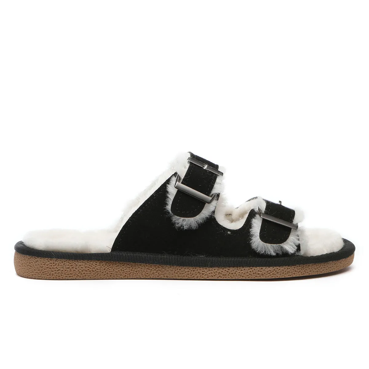 Buckle Slip-on Sandals