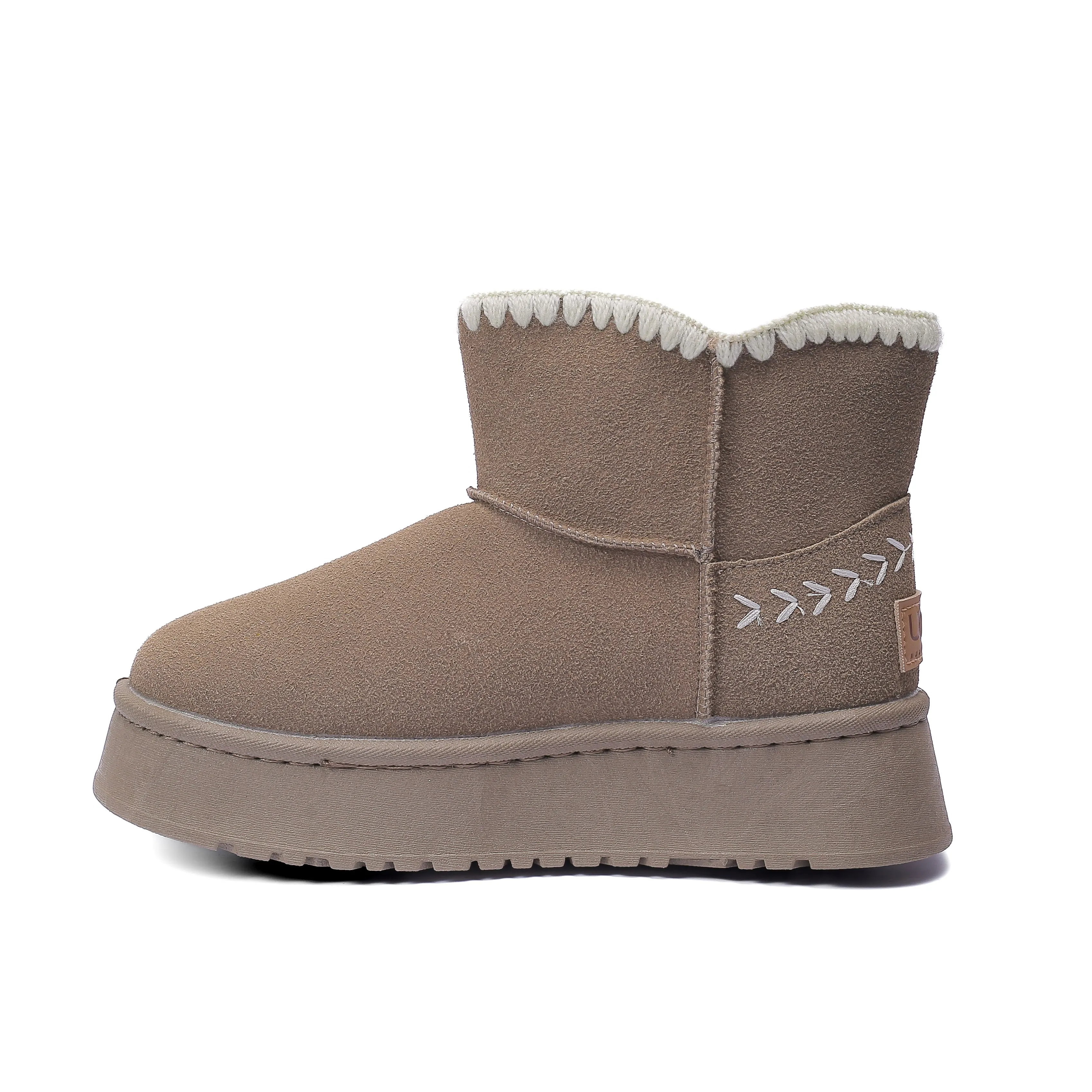 Casual Warm Winter Clogs Model M267 Caffe