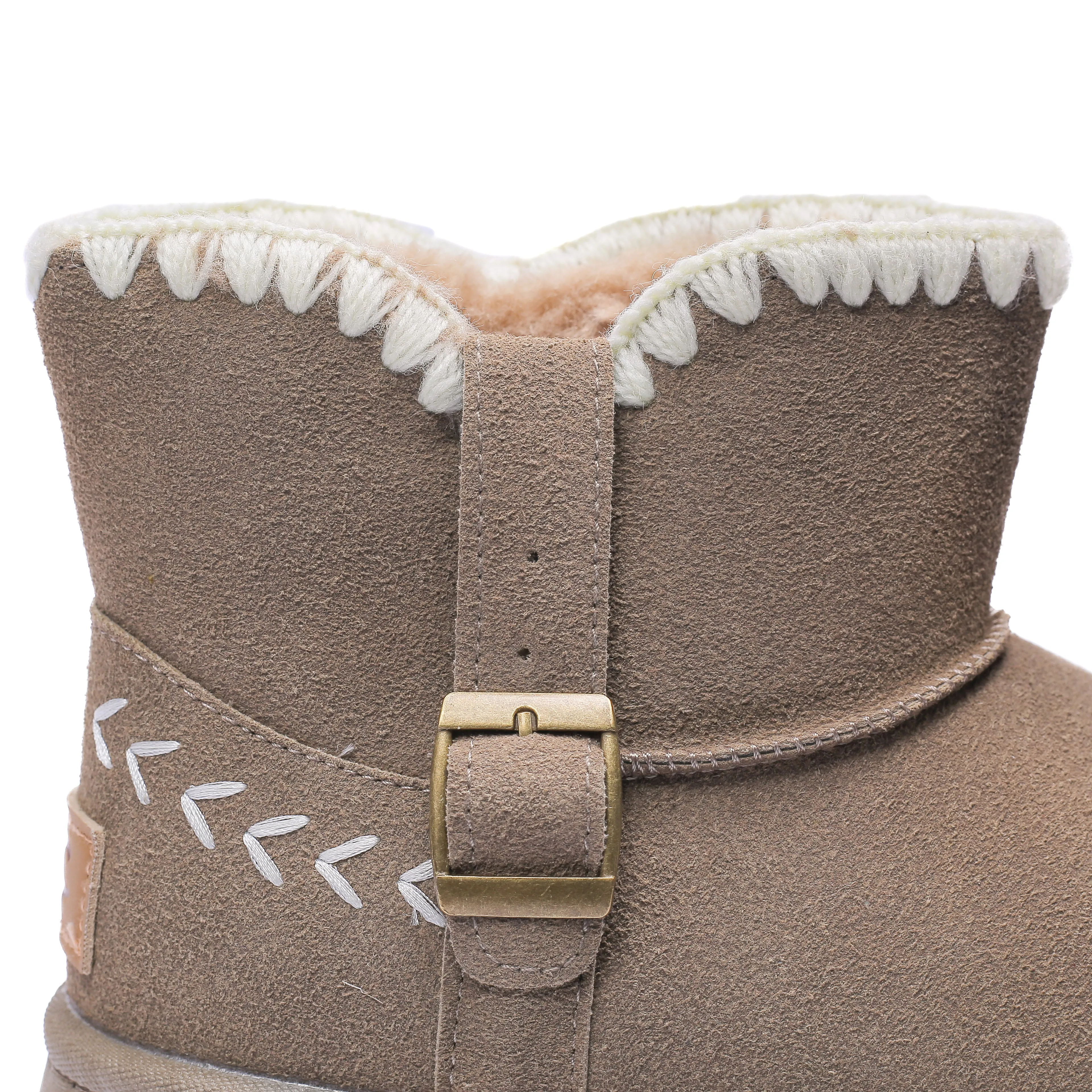 Casual Warm Winter Clogs Model M267 Caffe