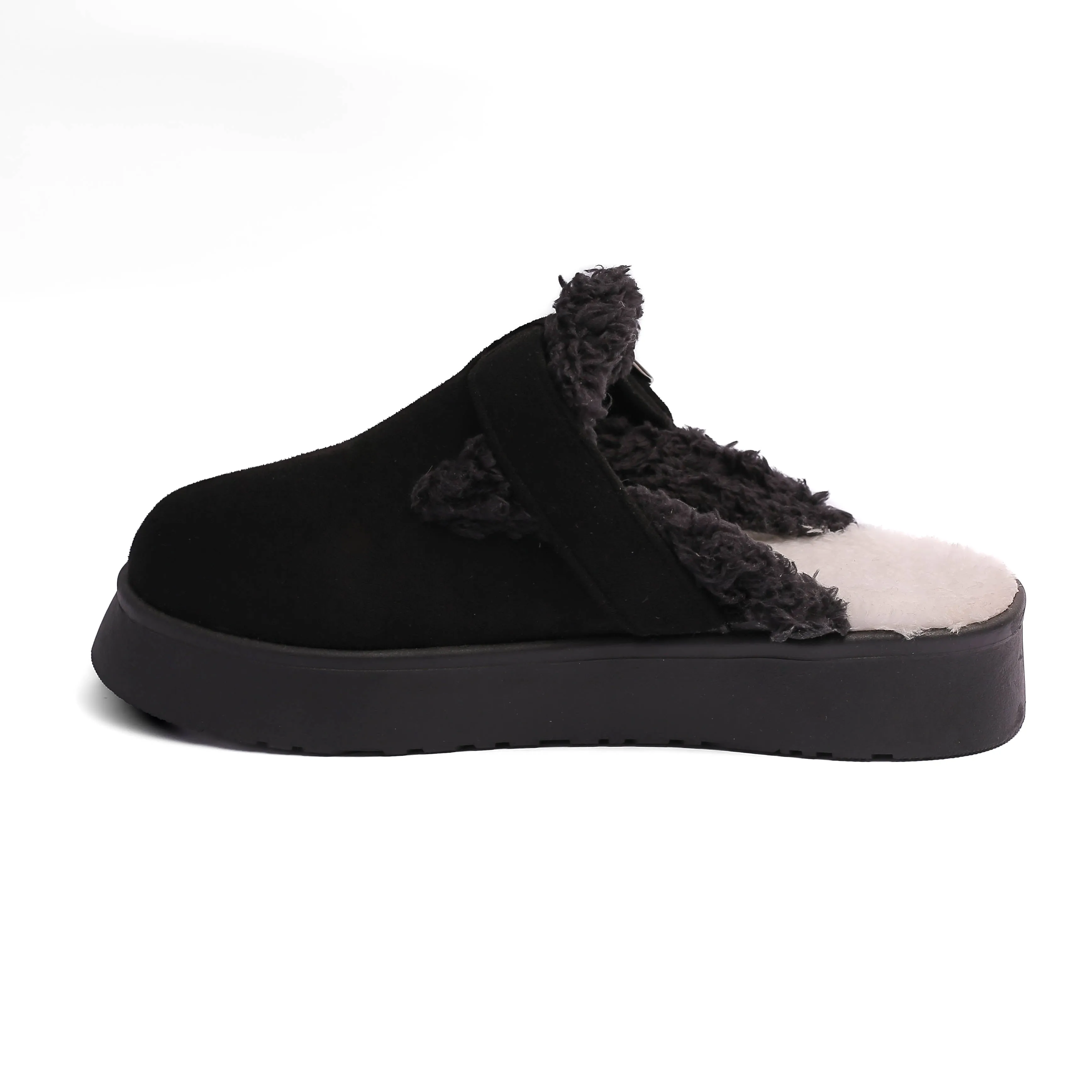 Casual Warm Winter Clogs Model t6008 Black