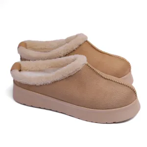 Casual Warm Winter Clogs Model T6014 CAFFE