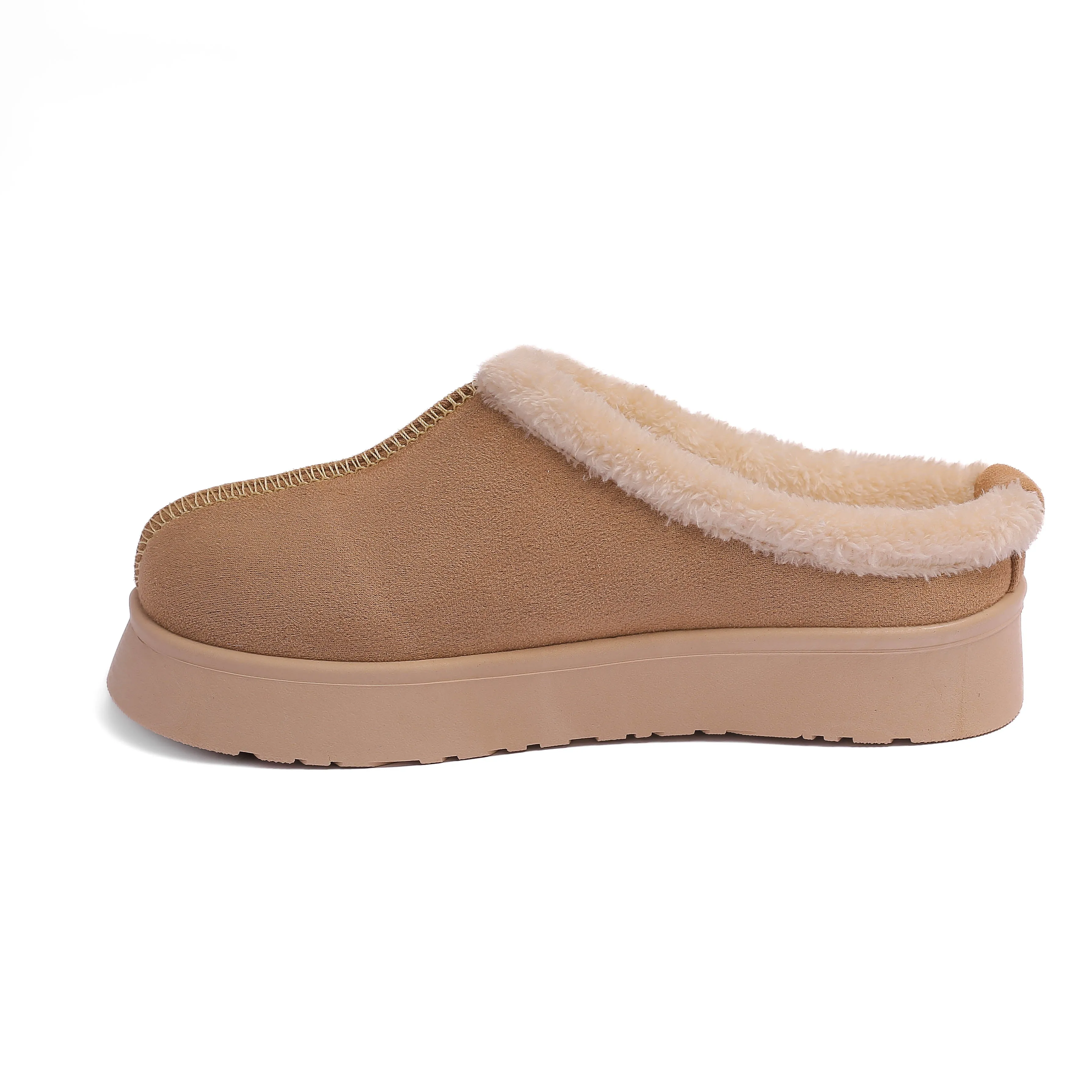 Casual Warm Winter Clogs Model T6014 CAFFE
