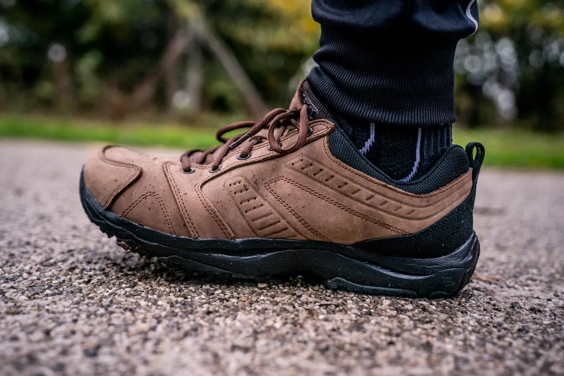 Chaussures cuir marche urbaine homme Nakuru Confort marron