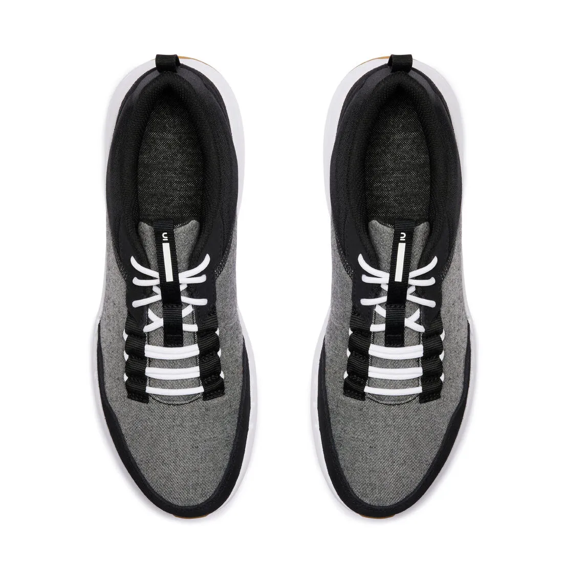 Chaussures marche urbaine homme Walk active noir gris