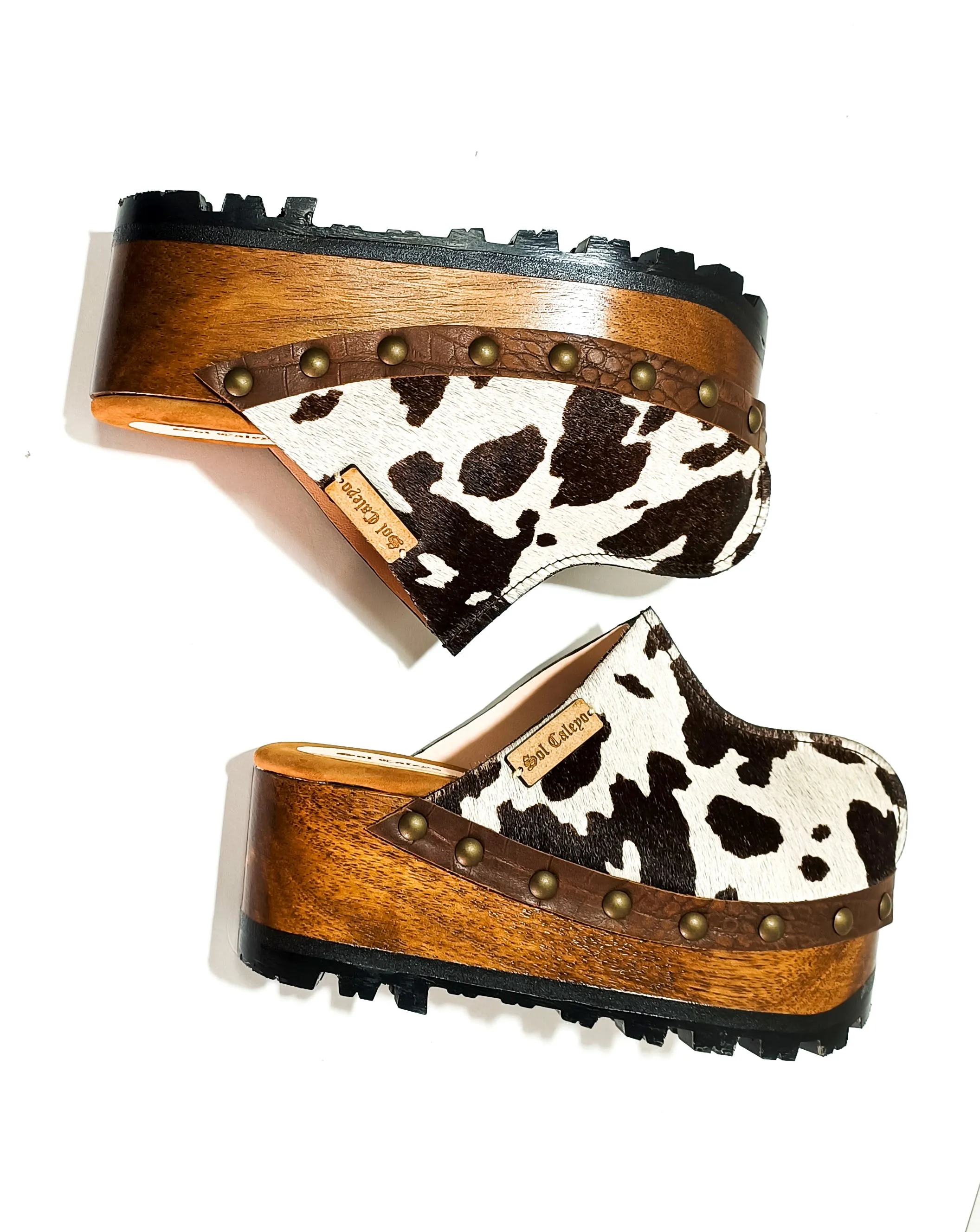 Cowhide Clogs
