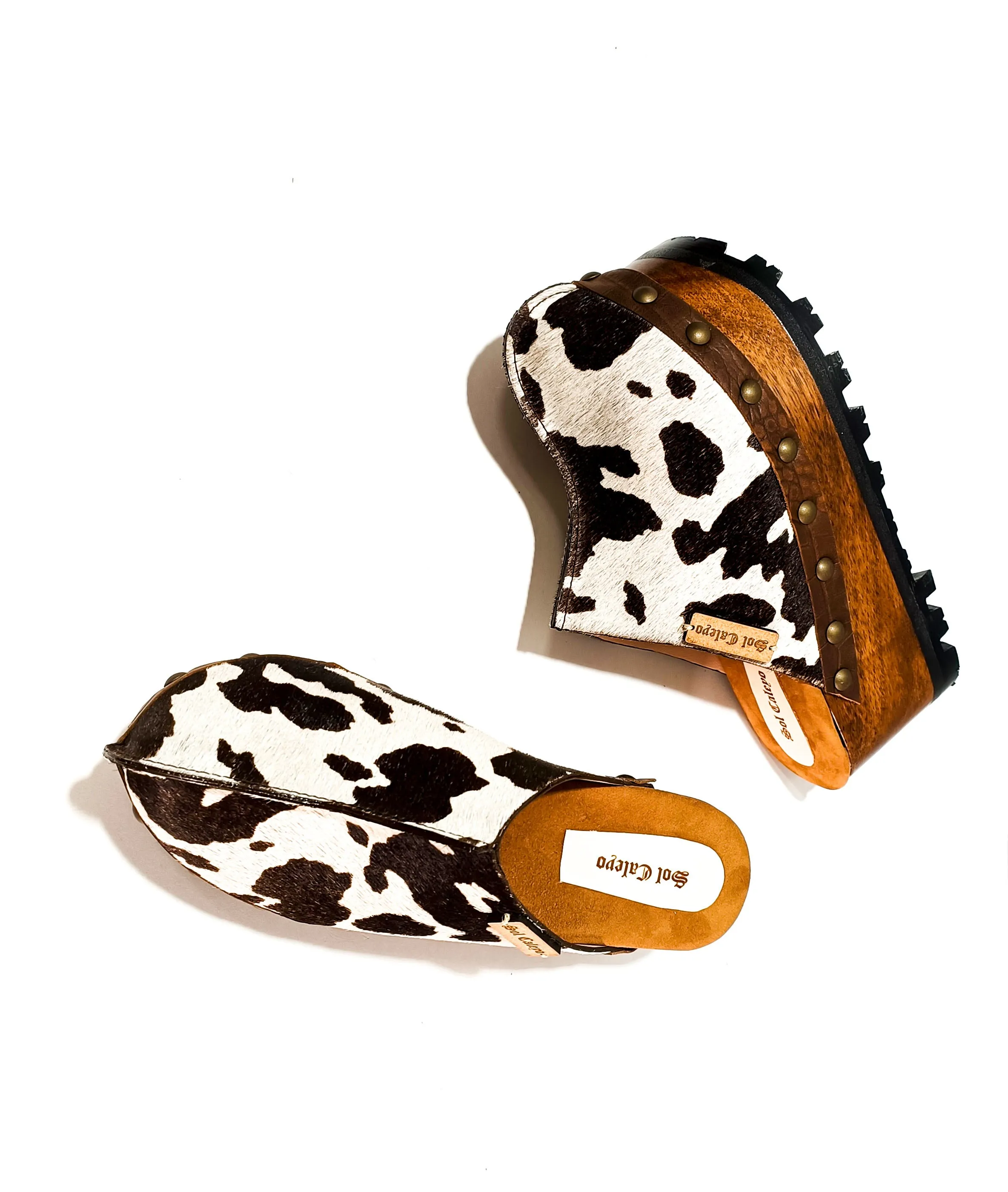 Cowhide Clogs