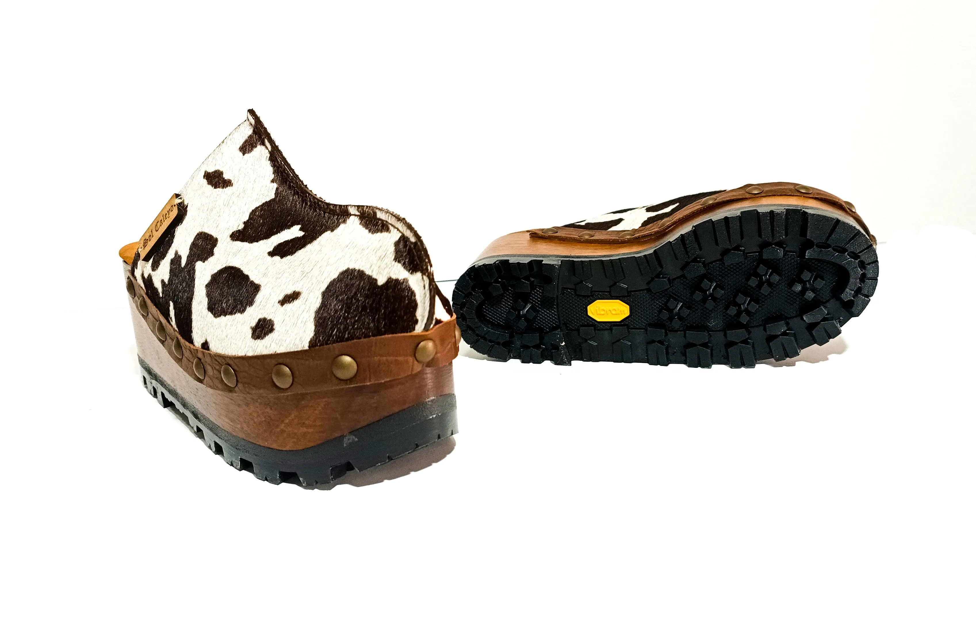 Cowhide Clogs