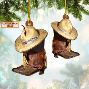 Custom Shaped Ornament - Cowboy Kit 3 - Nt168 - Loop - Ct232