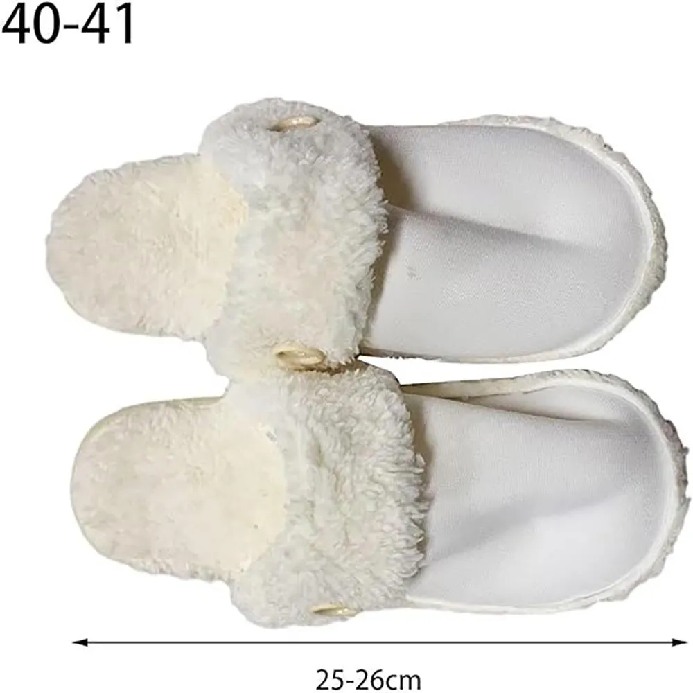 Detachable Plus Velvet Warm Insoles For Clogs