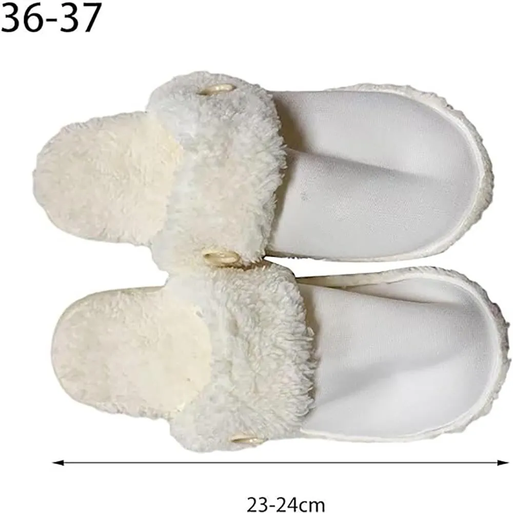 Detachable Plus Velvet Warm Insoles For Clogs