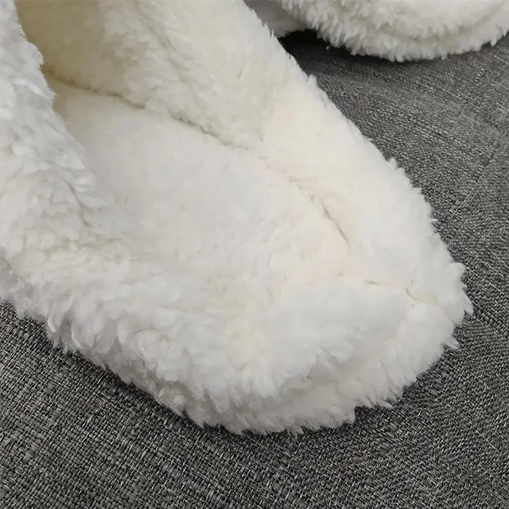 Detachable Plus Velvet Warm Insoles For Clogs