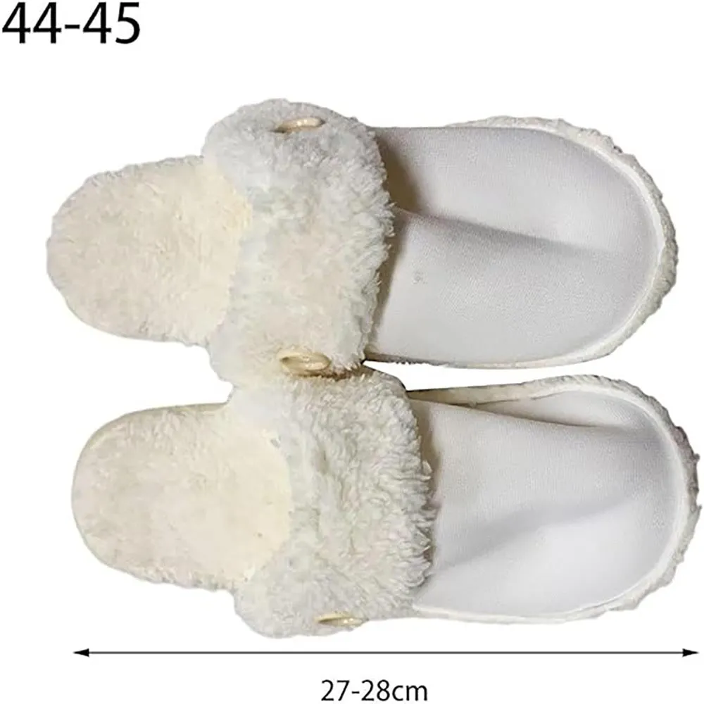 Detachable Plus Velvet Warm Insoles For Clogs