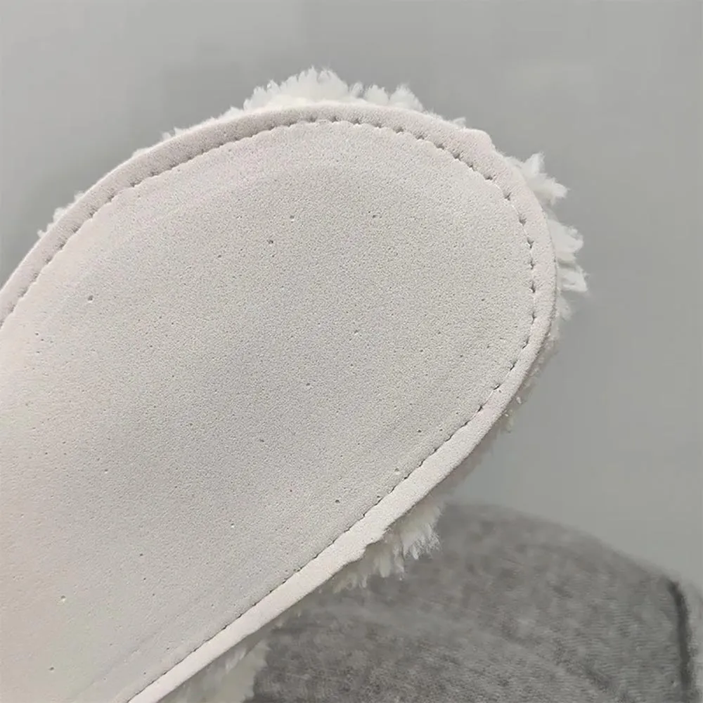 Detachable Plus Velvet Warm Insoles For Clogs