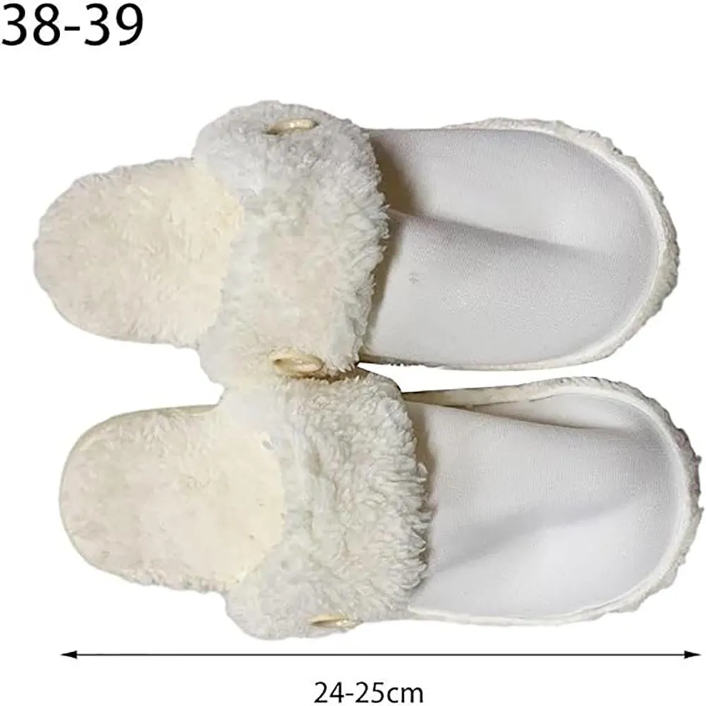 Detachable Plus Velvet Warm Insoles For Clogs