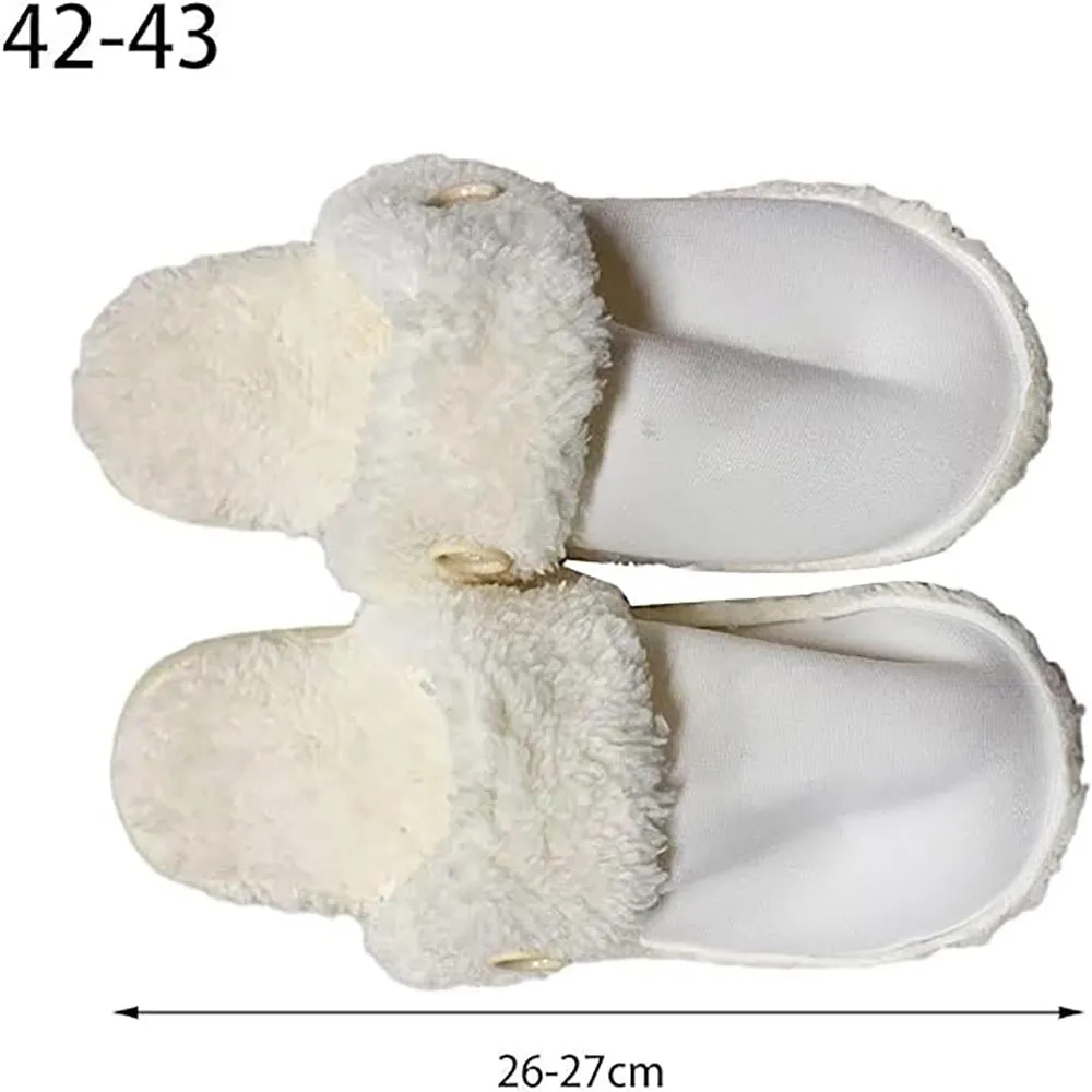 Detachable Plus Velvet Warm Insoles For Clogs