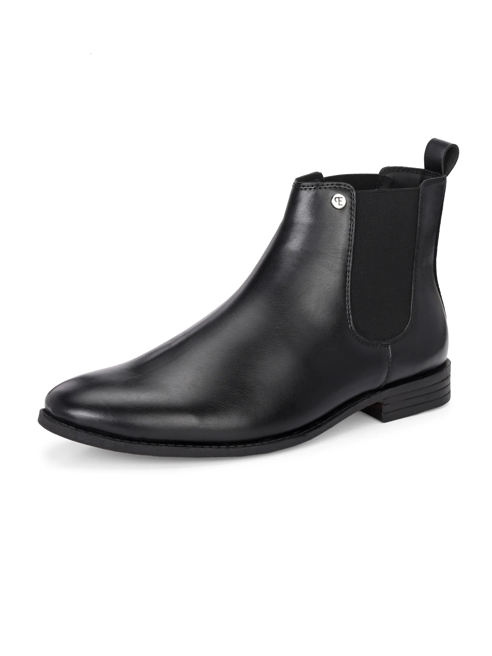 El Paso Men Faux Leather Casual Chelsea Boots
