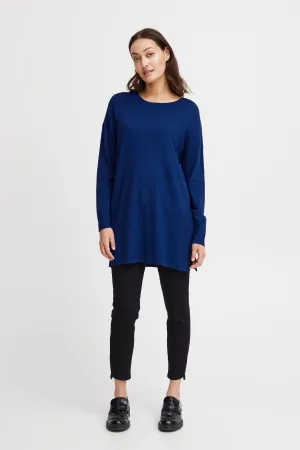 Fransa Long length fine knitted tunic - FRBLUME Tunic