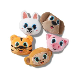Fuzzy Animal 5-Pack Jibbitz