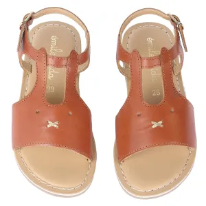 Girls Lapinou Tan Sandals