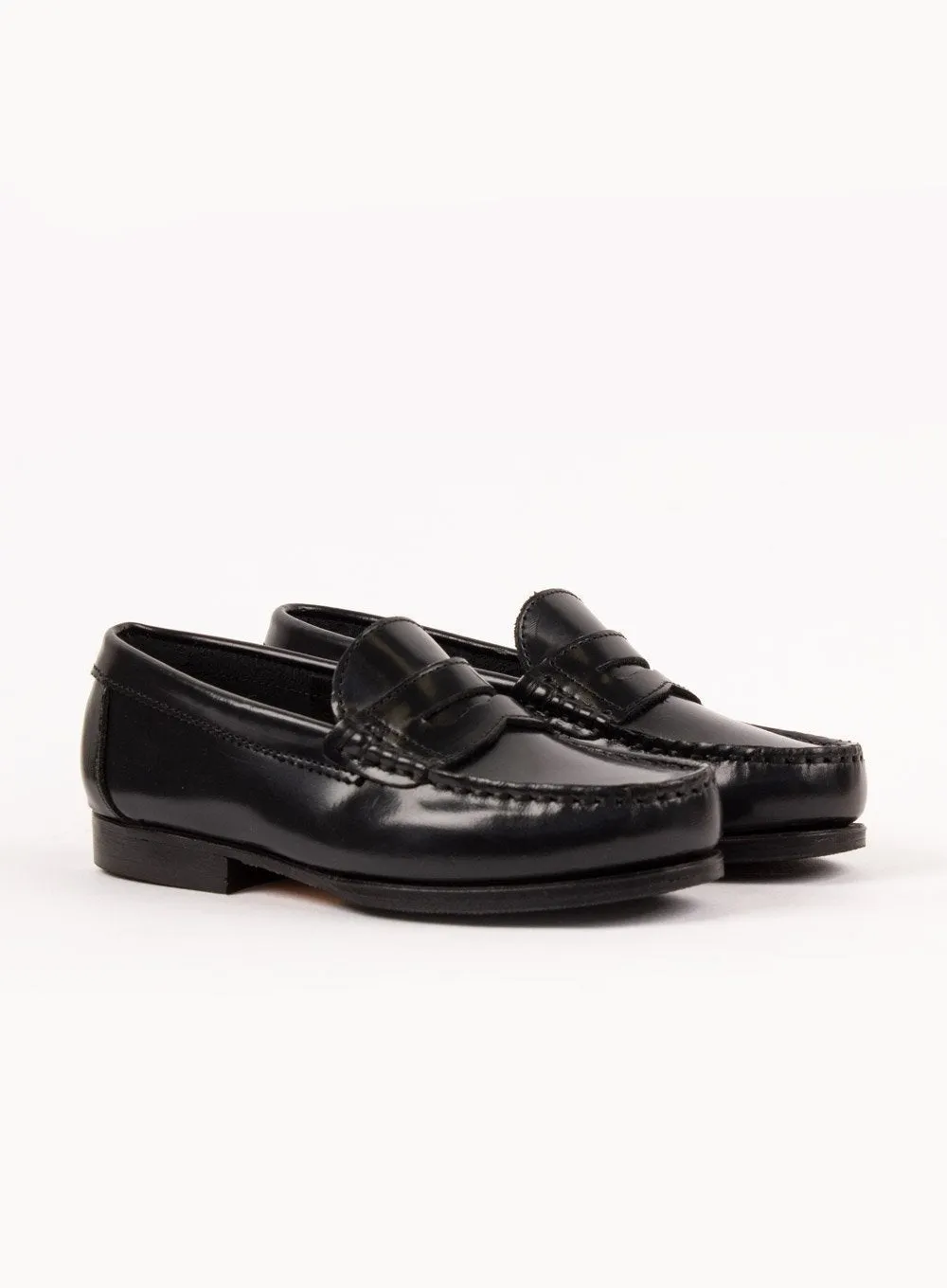 Hampton Classics Penny Loafer in Black