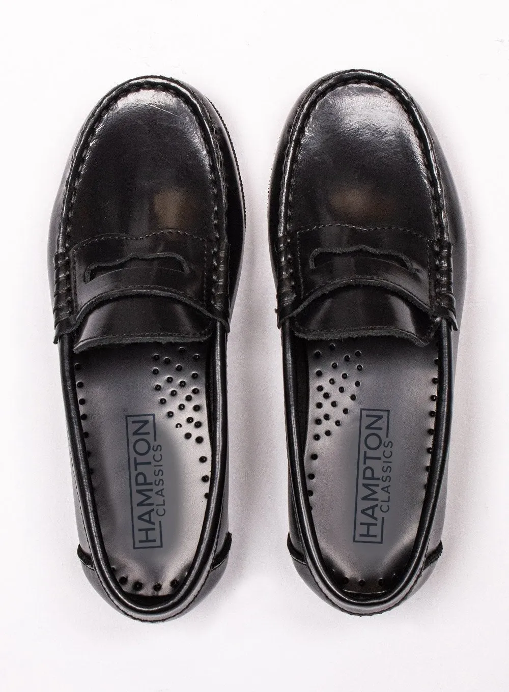 Hampton Classics Penny Loafer in Black