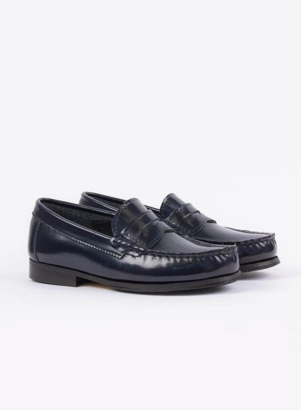 Hampton Classics Penny Loafer in Navy