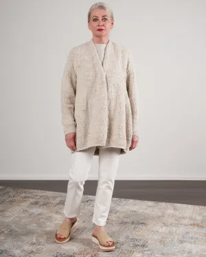 handknit yoke cardigan - air